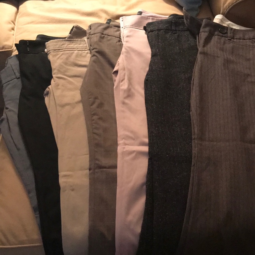 Seven pairs of Size 2 The Limited dress pants